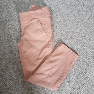 LOFT Chinos in light coral, size 4